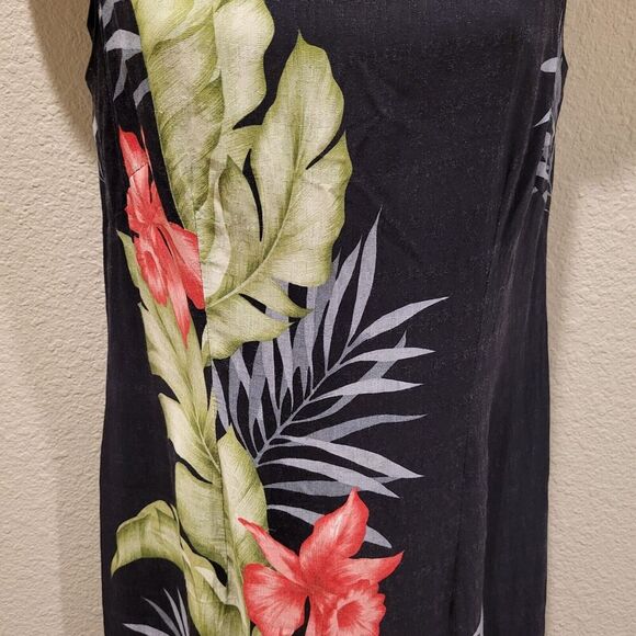 Hilo Hattie Medium Hawaiian Sleeveless Dress Zip USA Made Vintage - Picture 8 of 13